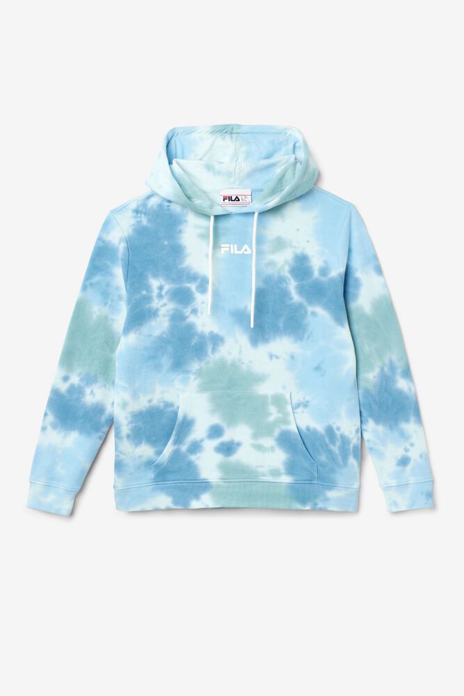 Fila Hoodie Damske Aerolynn Tie Dye Modre - WXOJH9123